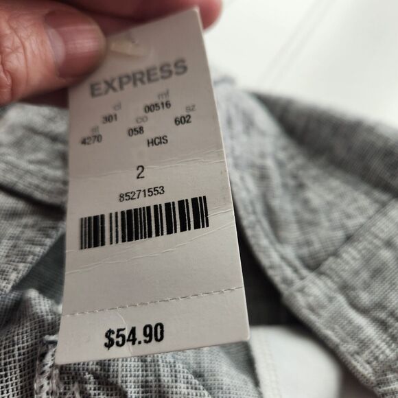 Express Gray Size 2 Nwt Shorts 9.7114 - Picture 9 of 9